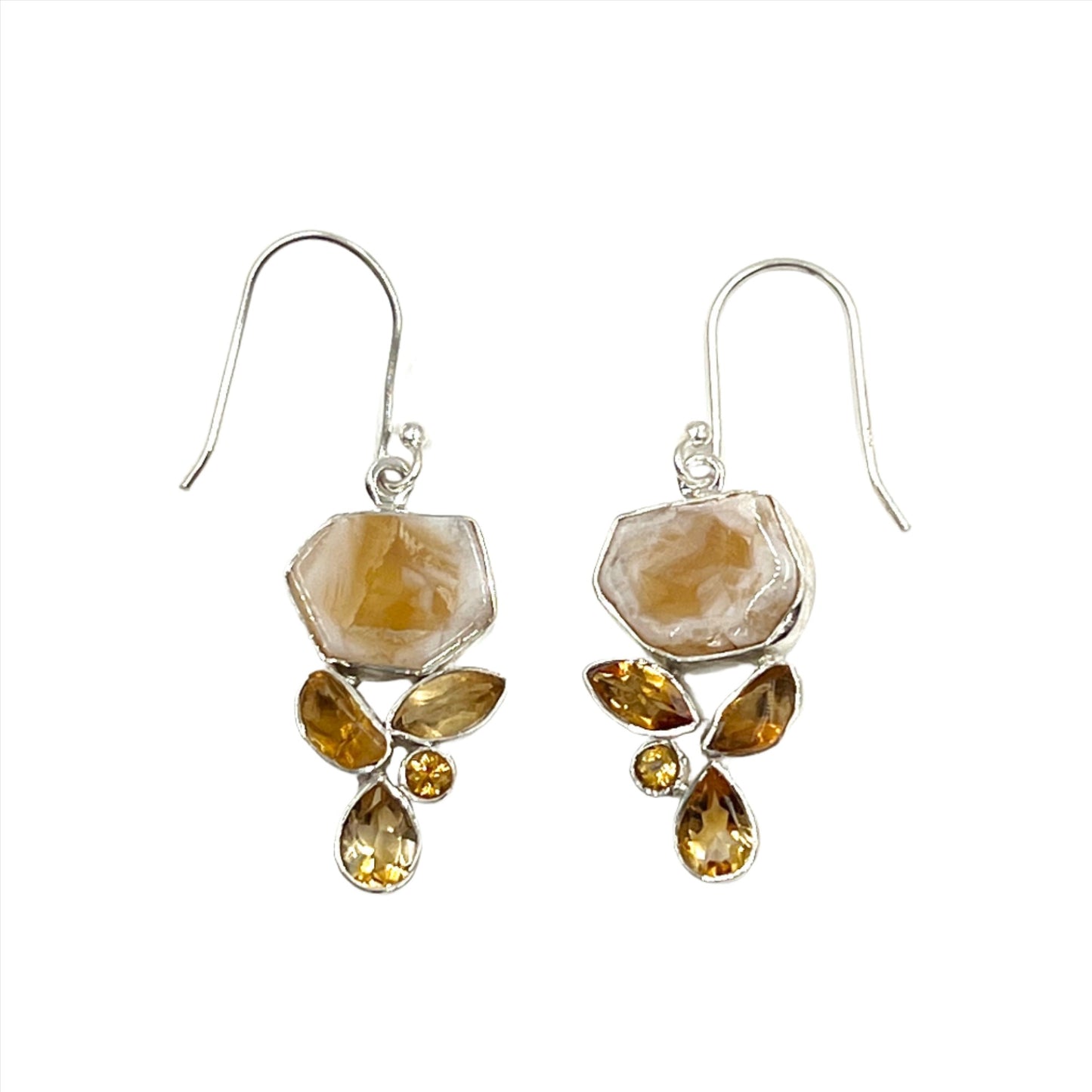 Sterling Silver Citrine Earrings