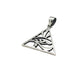 Silver Eye of Horus Pyramid Pendant