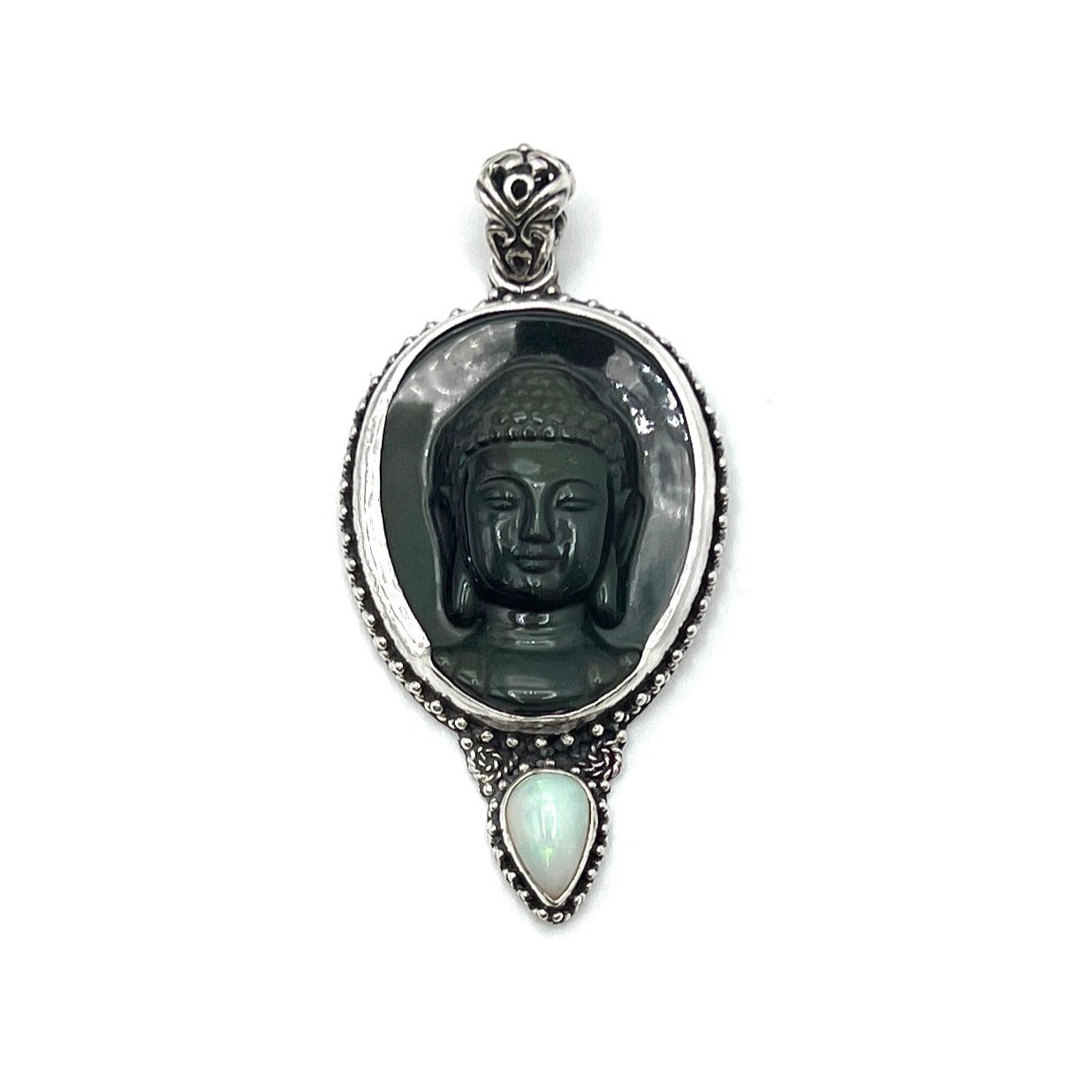 Carved on sale gemstone pendants