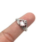 Sterling Silver Shell Claddagh Heart Rings