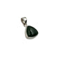 Silver Jade Trillion Pendants