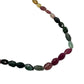 Silver Oval Tourmaline Necklace