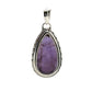 Sterling Silver Teardrop Amethyst Pendants