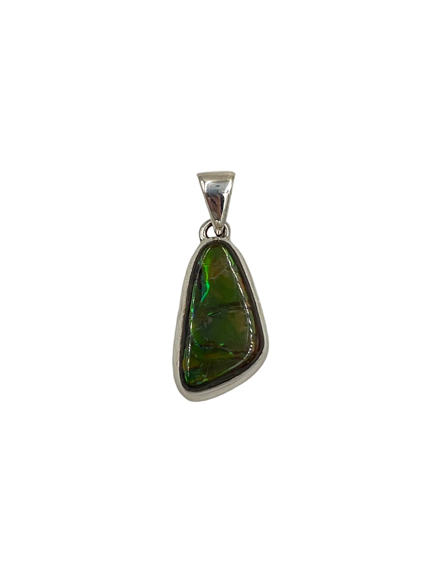 Ammolite Freeform Pendants