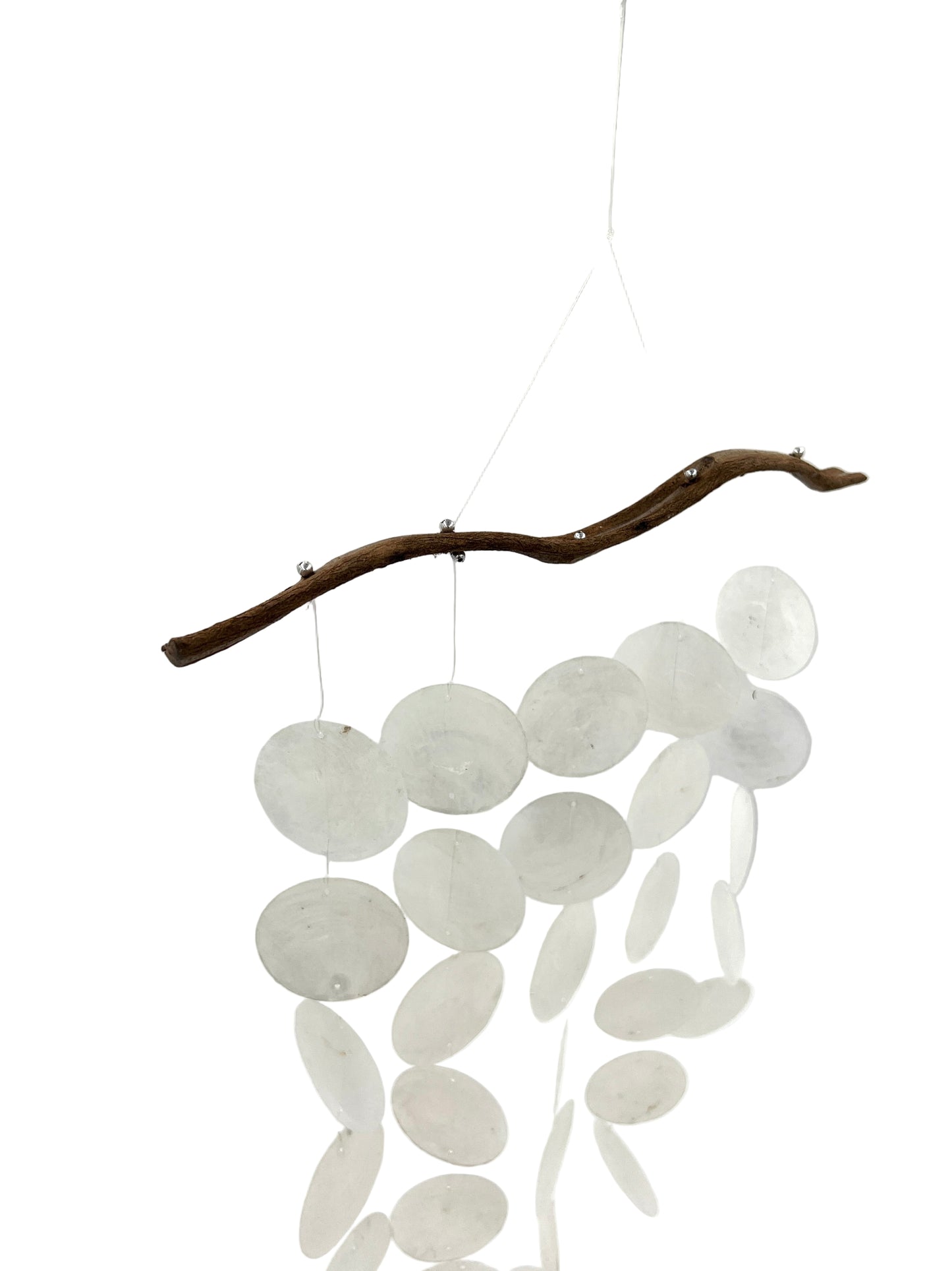 Driftwood & Capiz Shell Wind Chime
