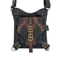 Festival Leather & Metal Waist/Thigh Holster Bag