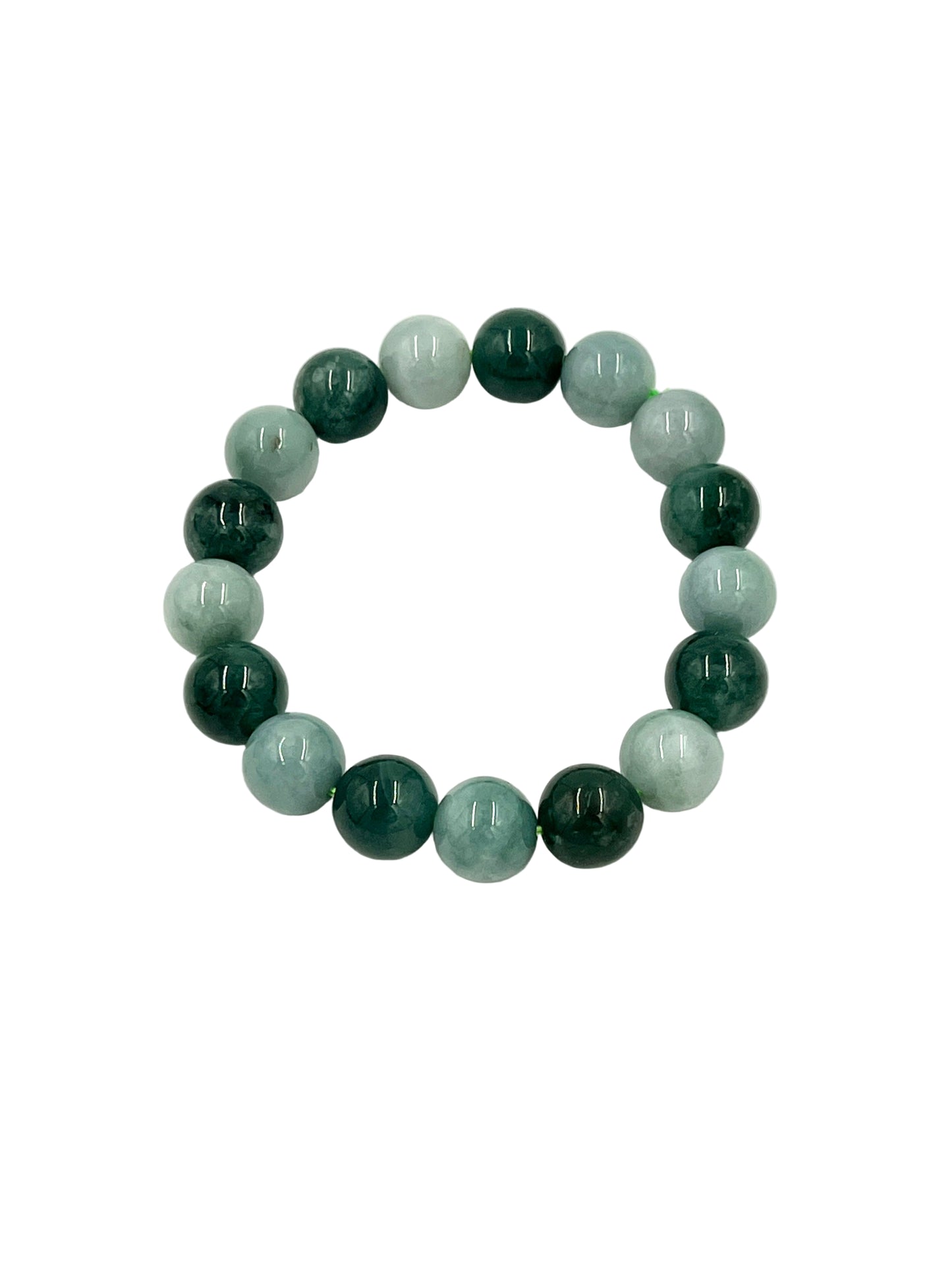 Jade Large Beaded Bracelet