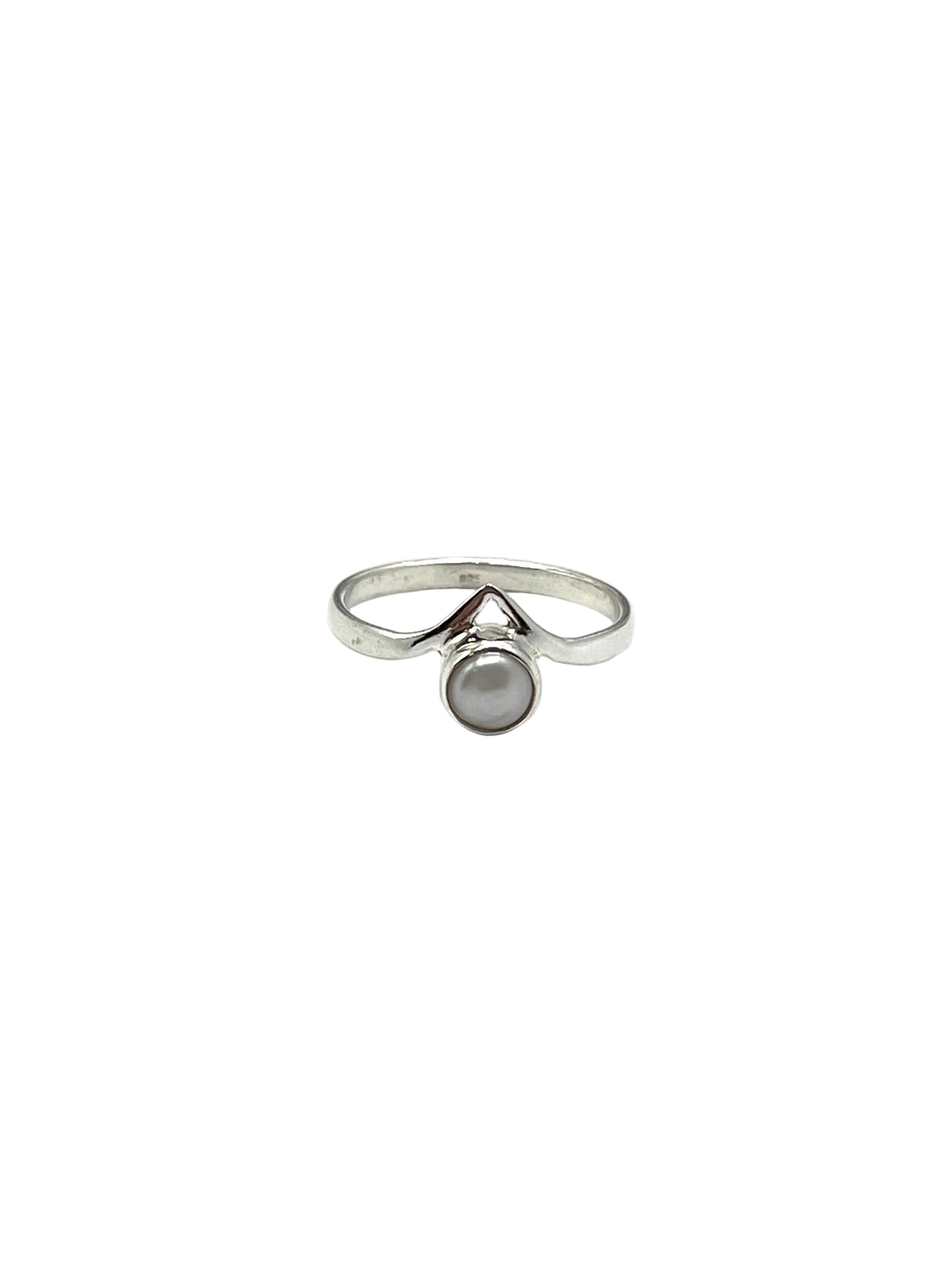 Teardrop Crown Gemstone Rings