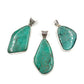 Sterling Silver Large Turquoise Pendants