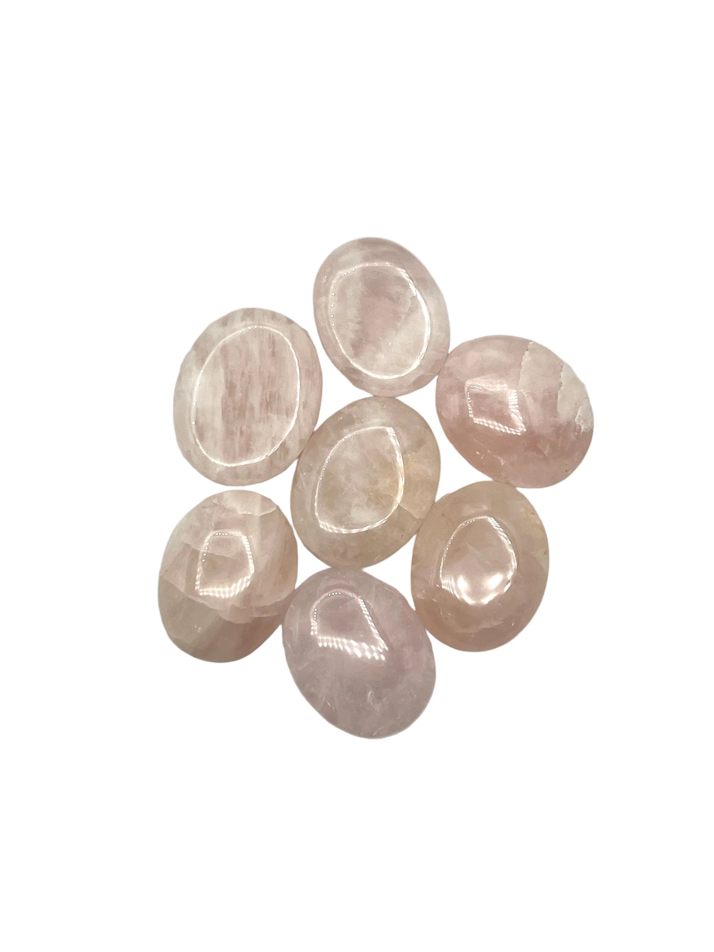 Rose Quartz Palm Stones