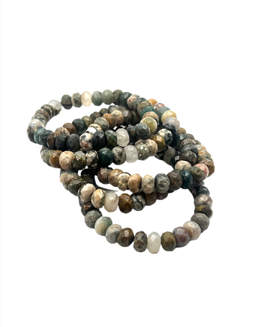 Ocean Jasper Beaded Bracelets