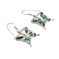 Sterling Silver Shell Butterfly Earrings