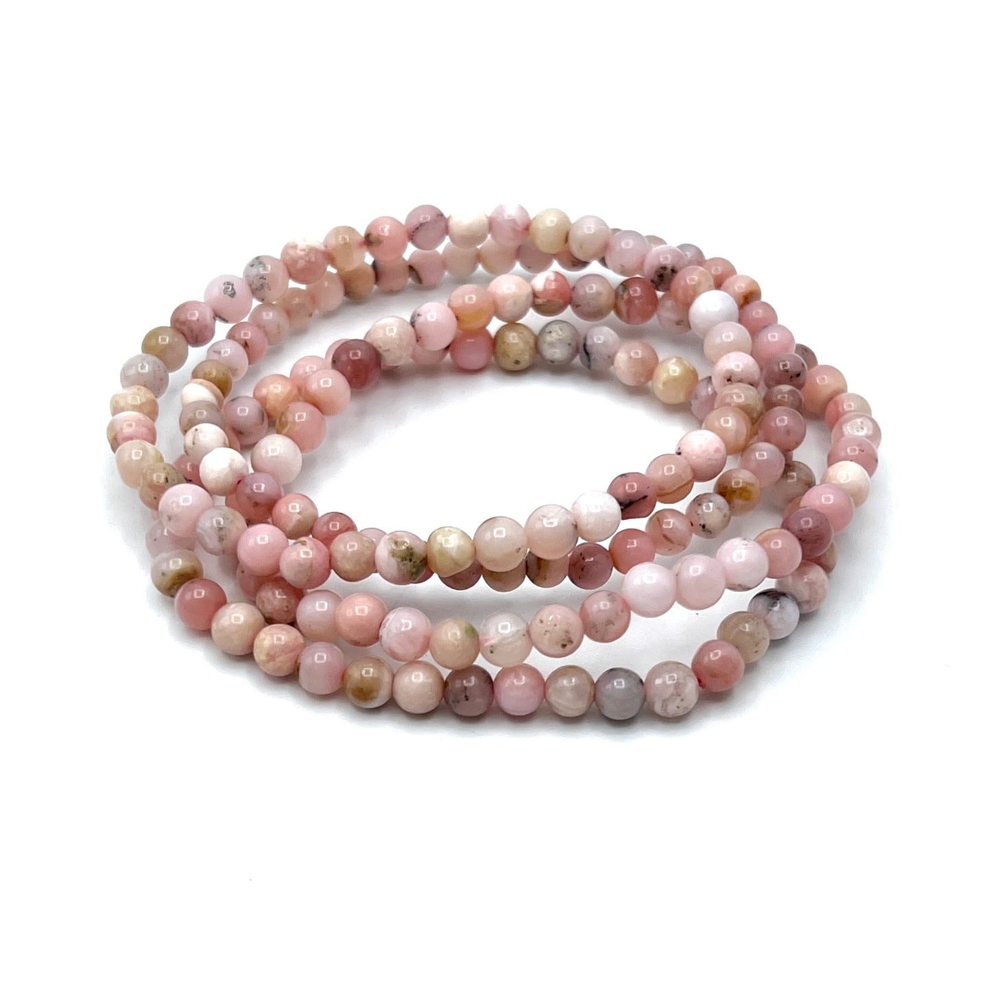 Pink Opal Stretchy Bracelets