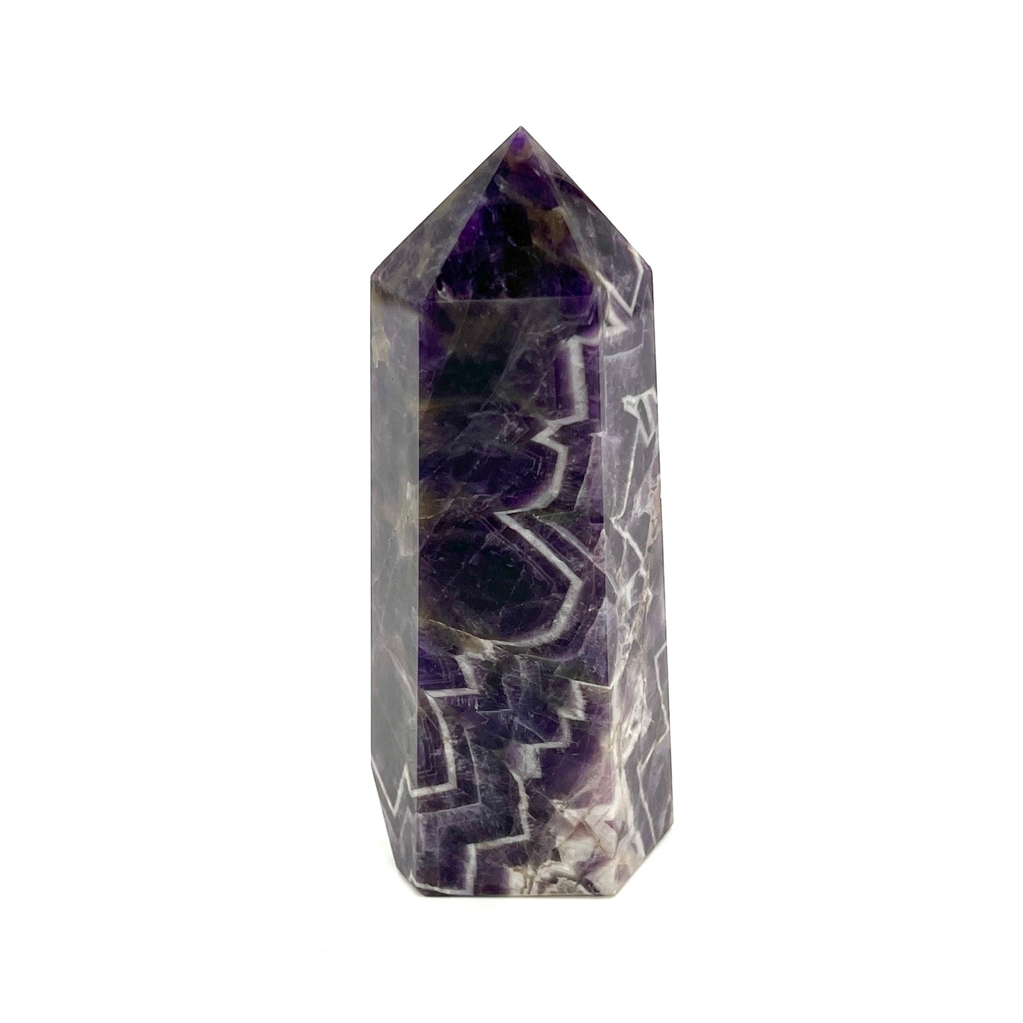 Large Chevron Amethyst Towers