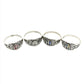 Sterling Silver Shell Peace Ring