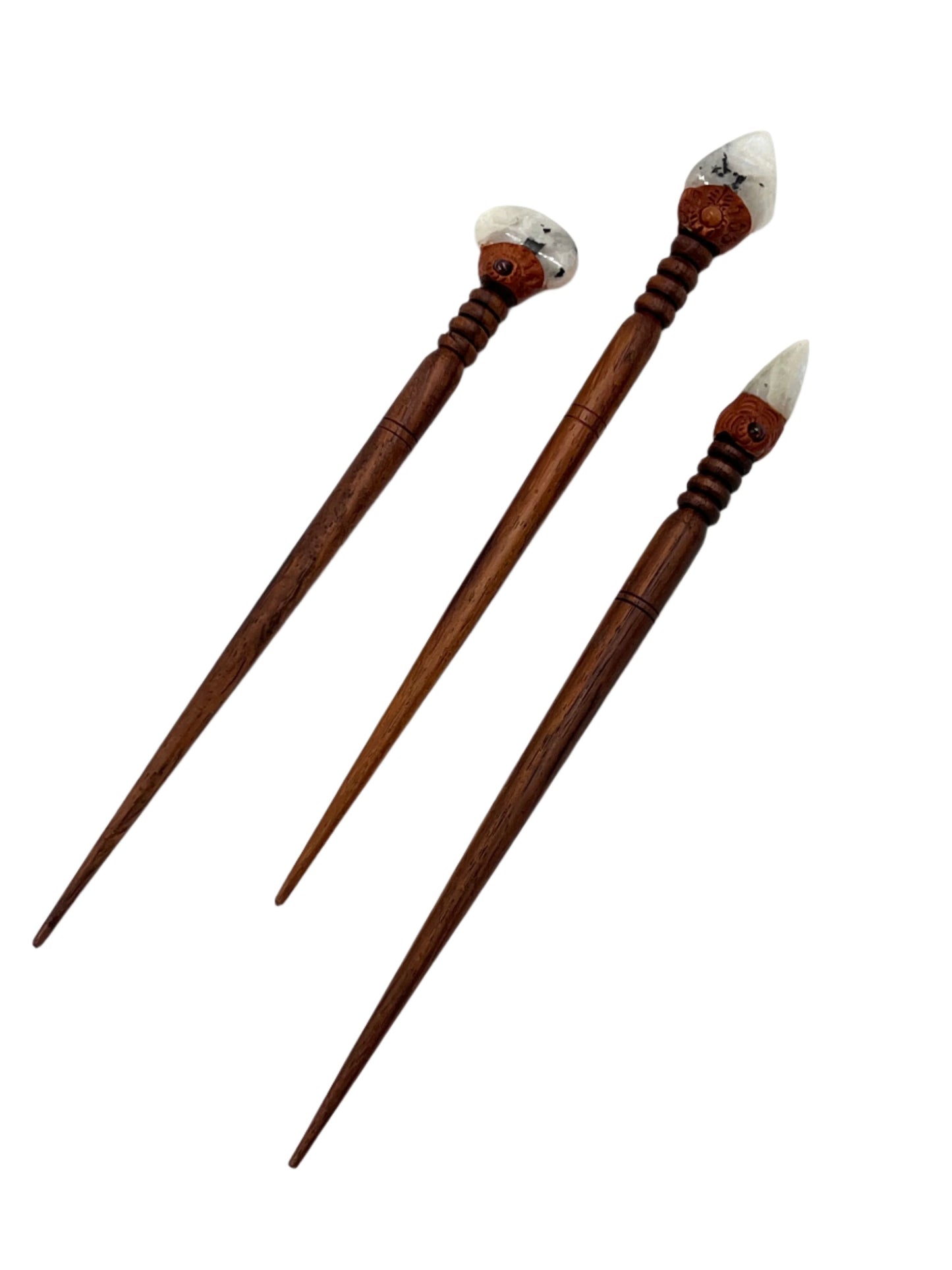 Handmade Gemstone Hair Sticks