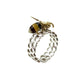 Amber Honey Comb Rings