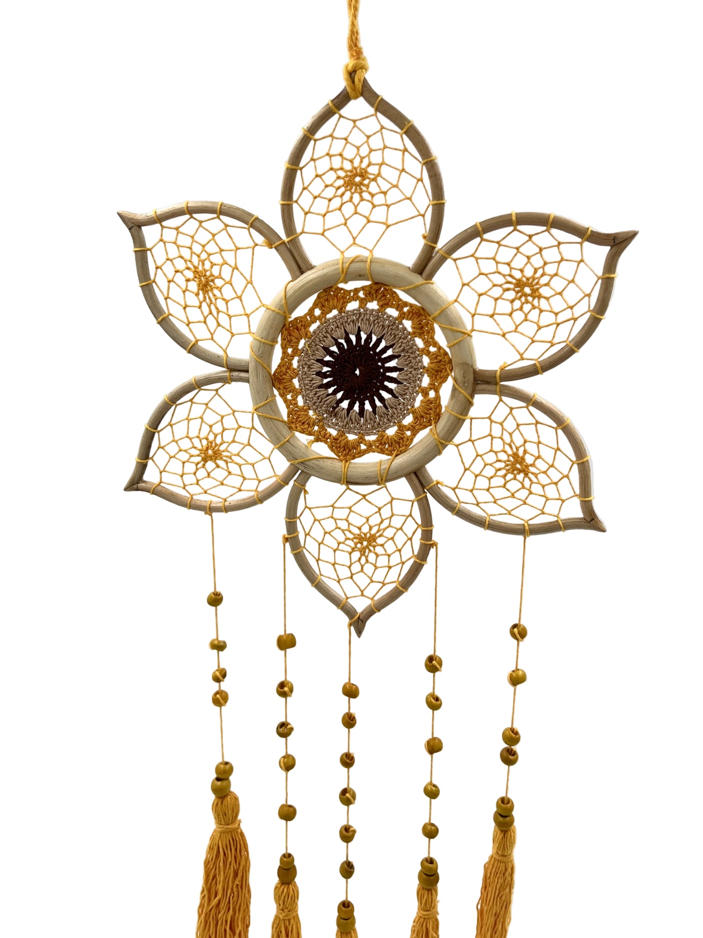 Yellow Lotus Dream Catcher