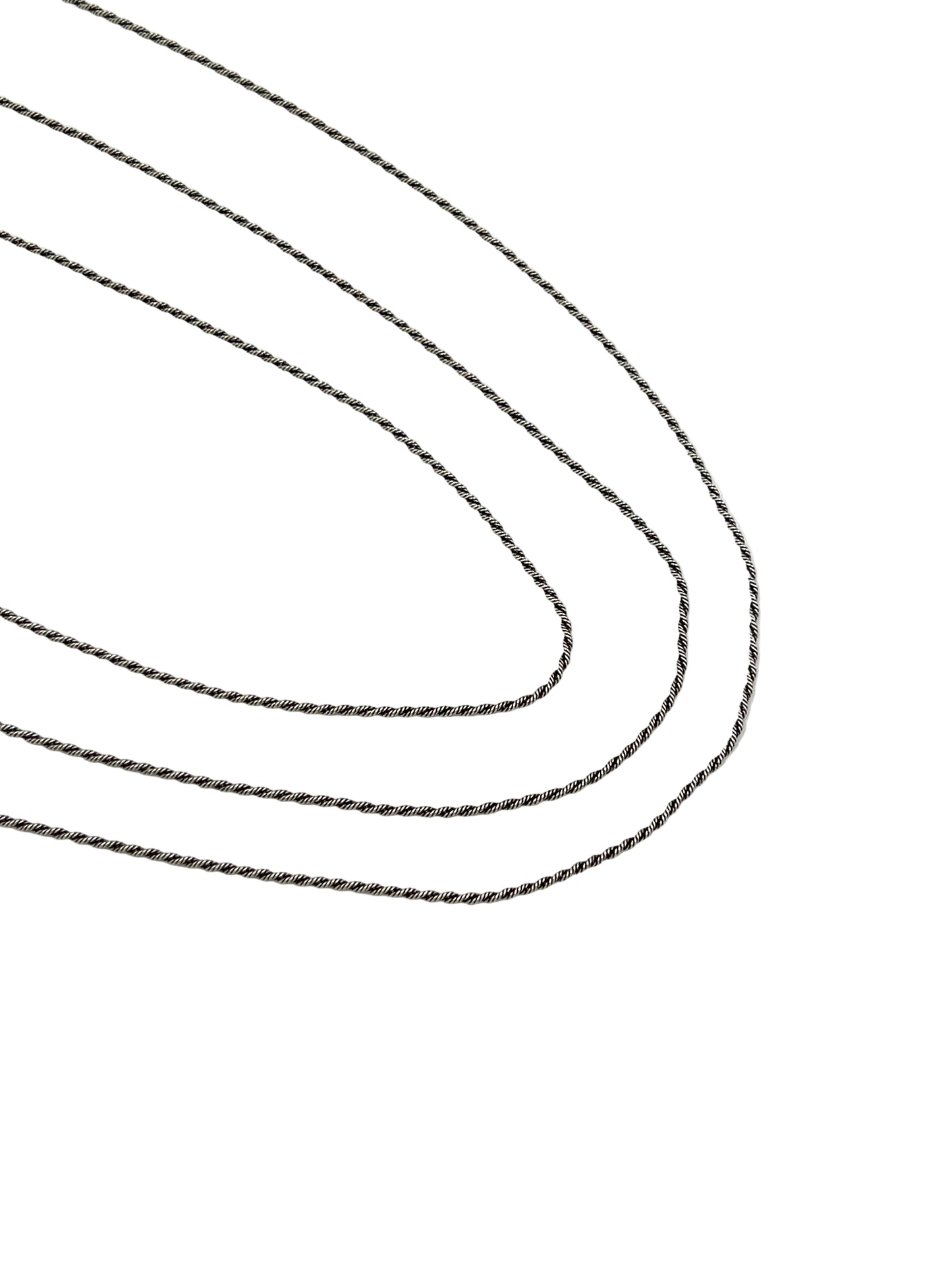 Sterling Thai Twisted Rope Chains