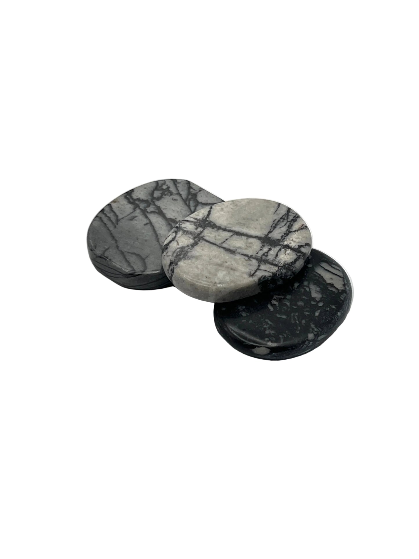 Spider Web Jasper Flat Palmstones