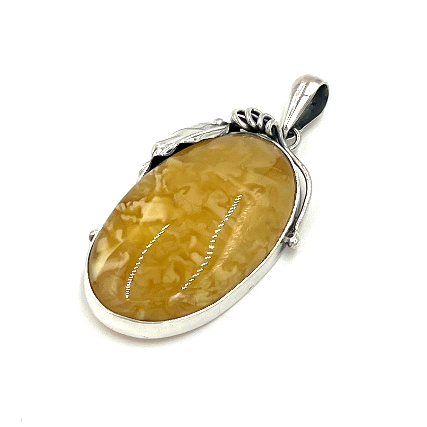 Sterling Silver Butterscotch Pendant