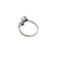 Square Blue Topaz Ring