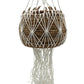 Banana Leaf White Hanging Plant Basket Sets
