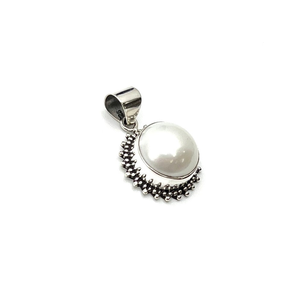 Sterling Silver Pearl Pendants