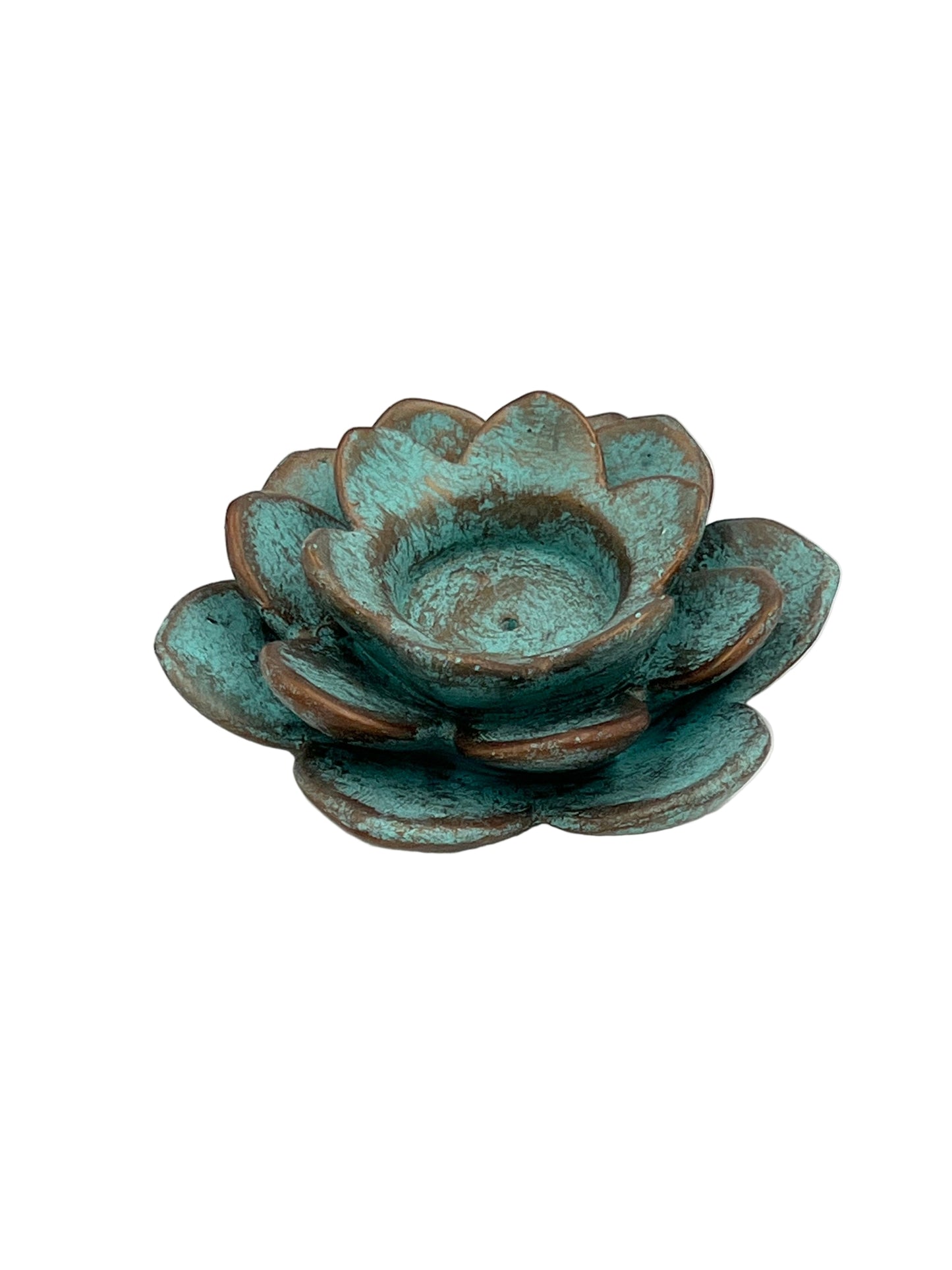 Resin Lotus Tea Candle Holder
