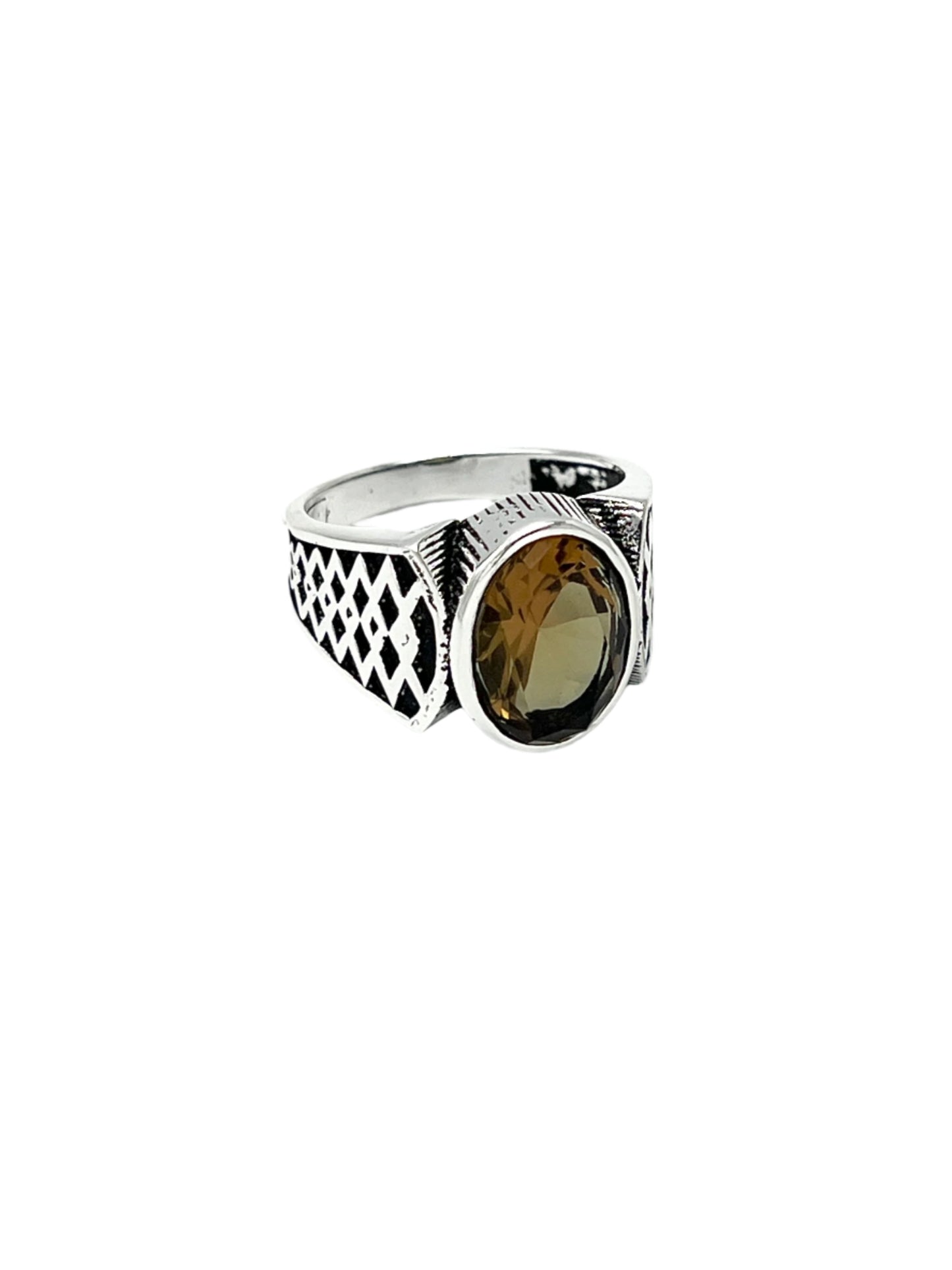 Silver Zultanite Celtic Ring
