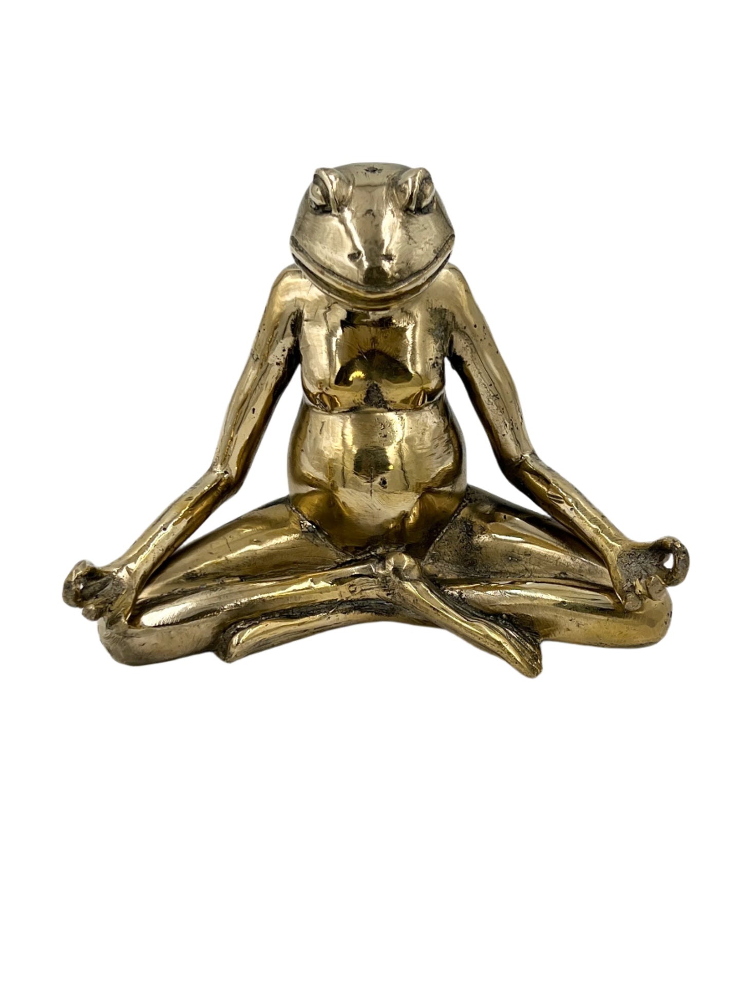 Bronze Meditating Frog