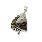 Silver Astrophyllite & Gemstone Pendants