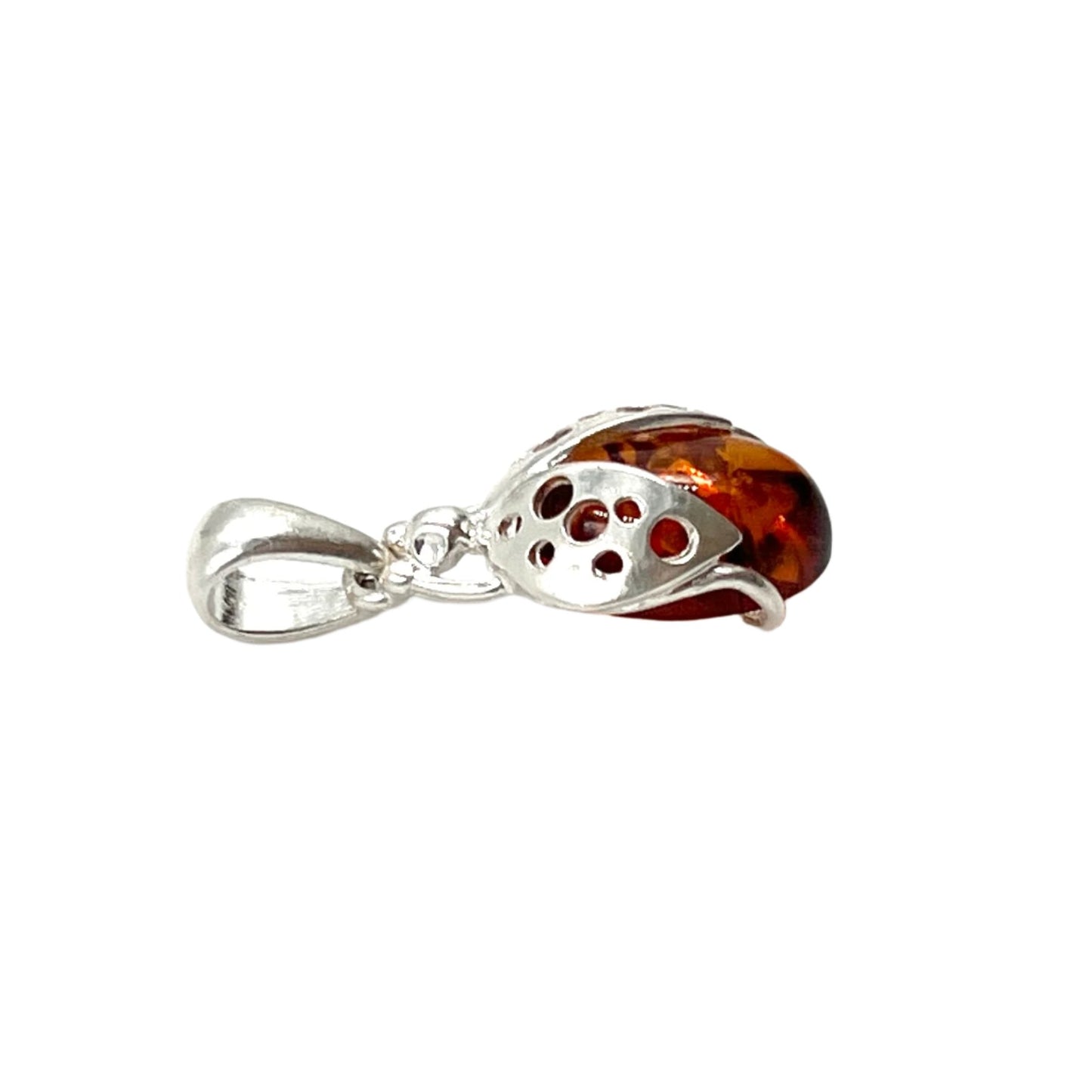 Amber Insect Pendants