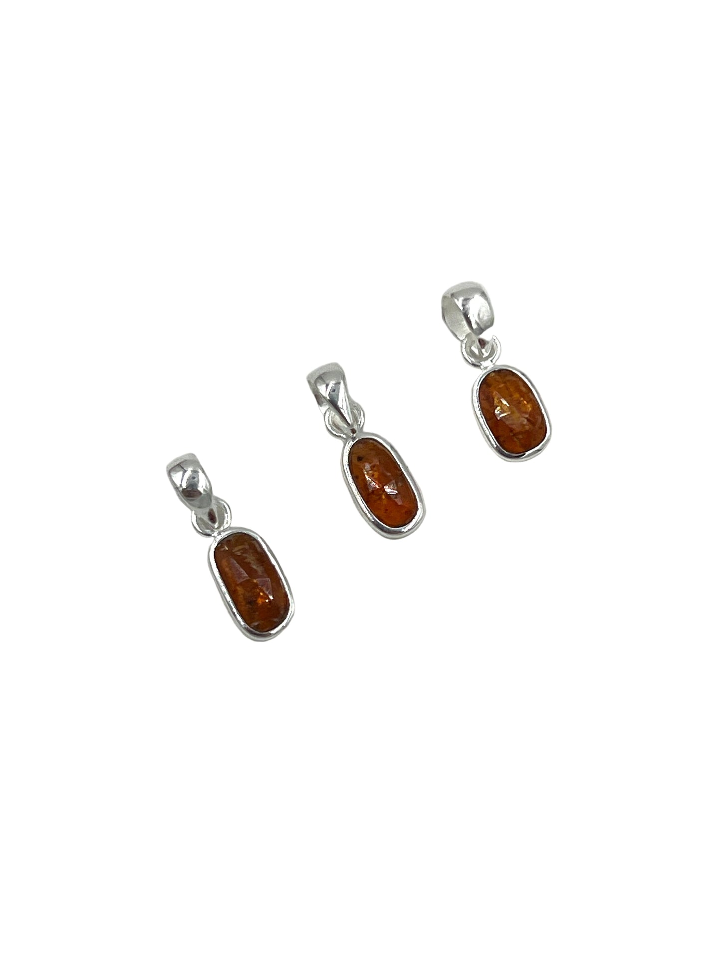 Orange Kyanite Pendants