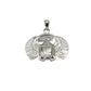 Silver Flying Scarab Pendants