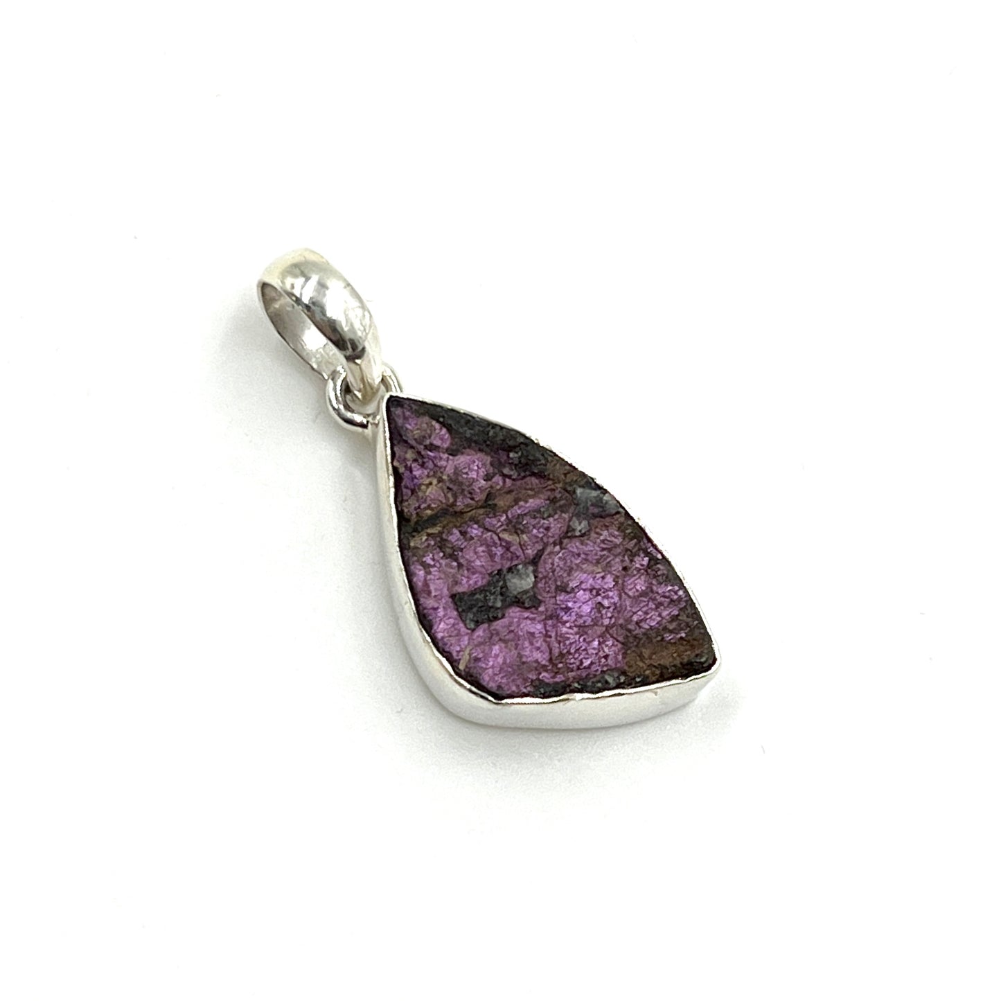 Raw Purpurite Pendants