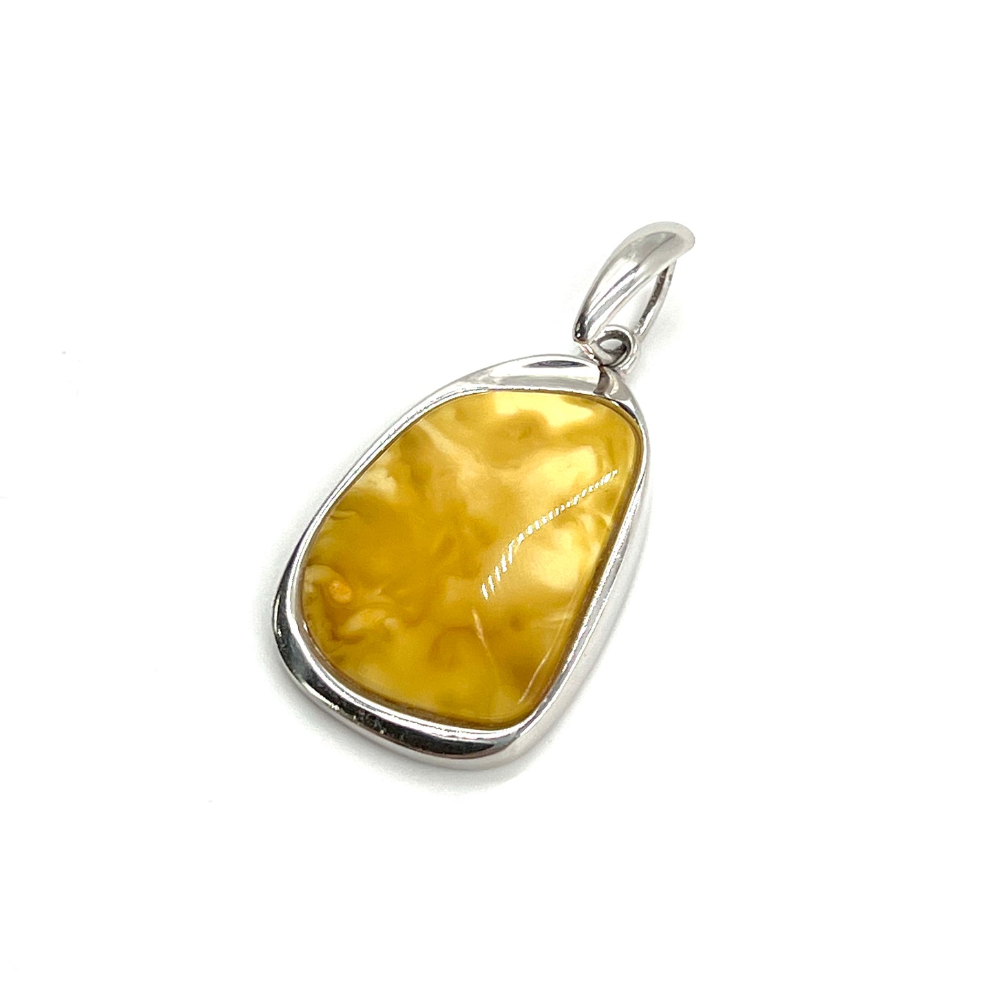 Butterscotch Amber Freeform Pendants