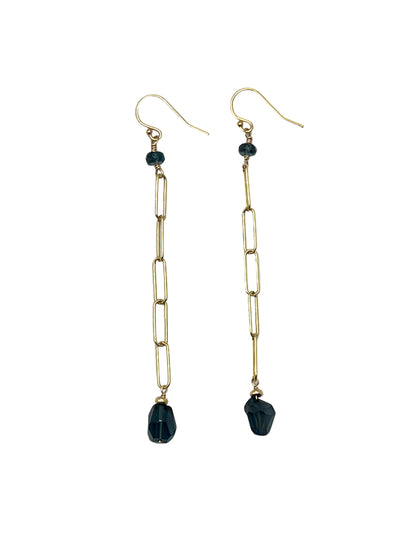 London Blue Topaz Gold Filled Earrings