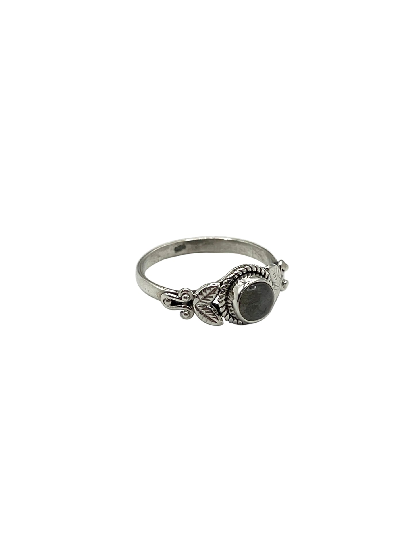Leaf Filigree Gemstone Rings
