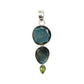 Silver Labradorite Faceted Pendants