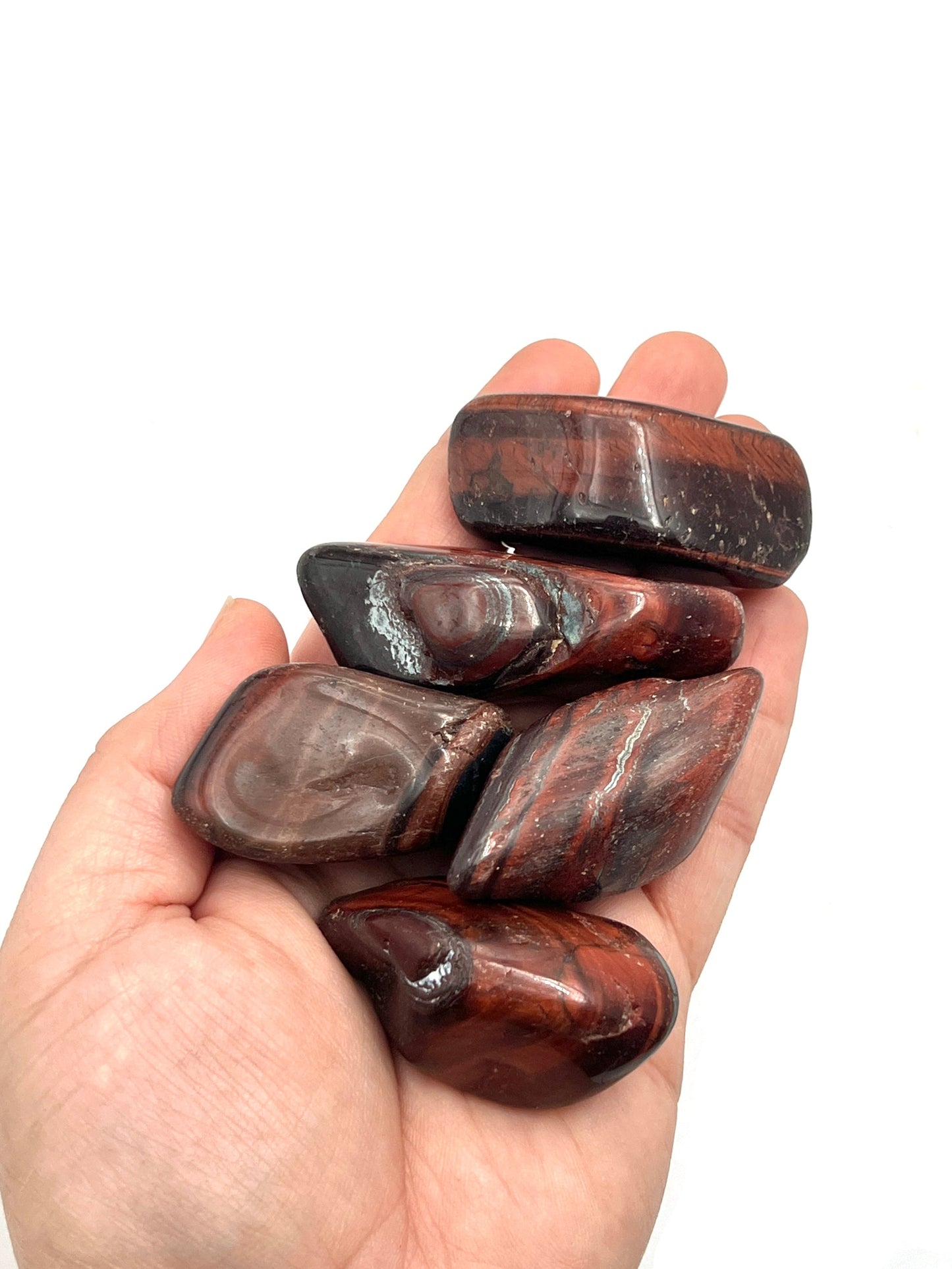 Red Tigers Eye Tumbles