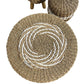 Teakwood & Rattan Table & Stool Sets