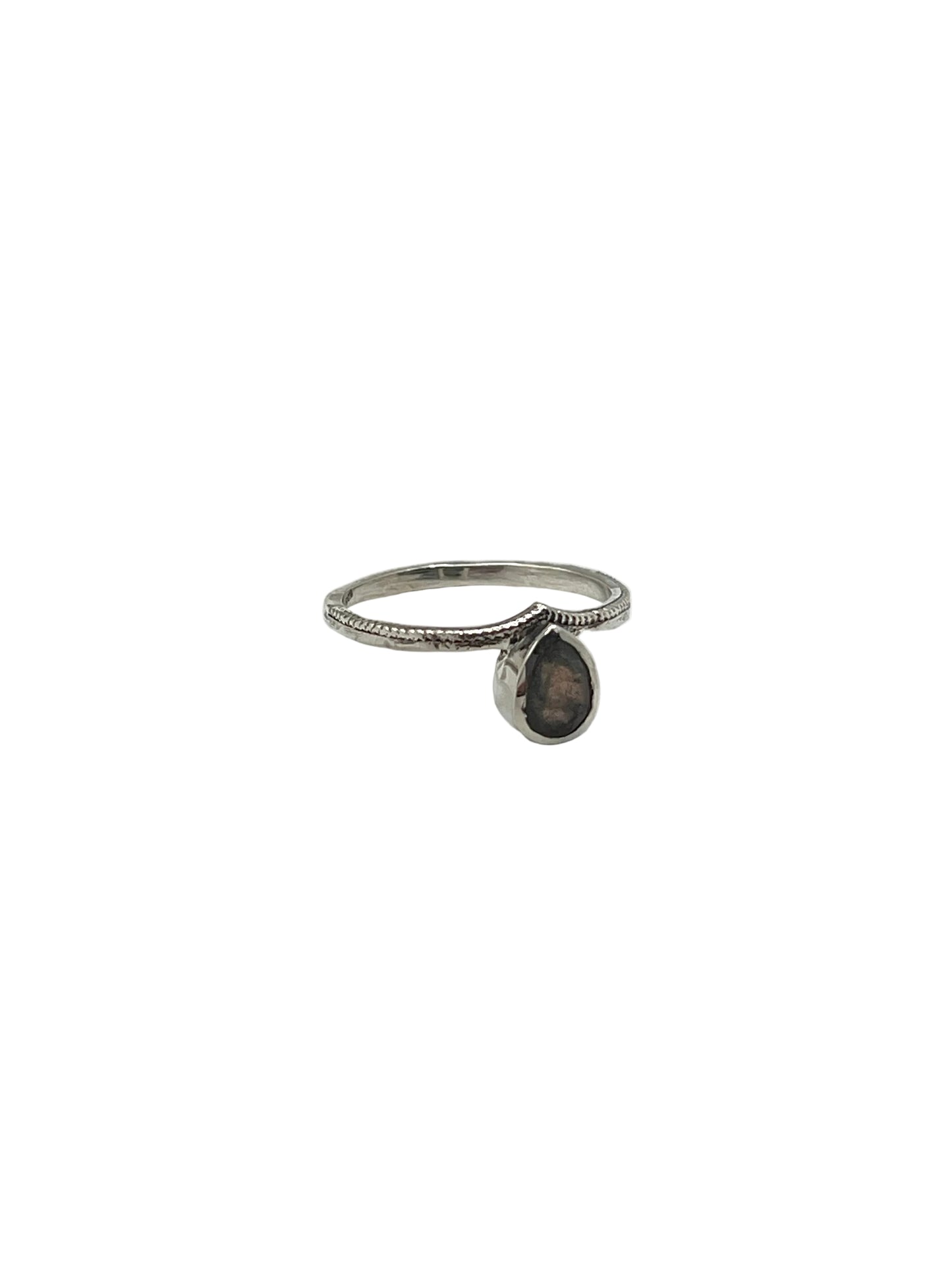 Teardrop Gemstone Rings