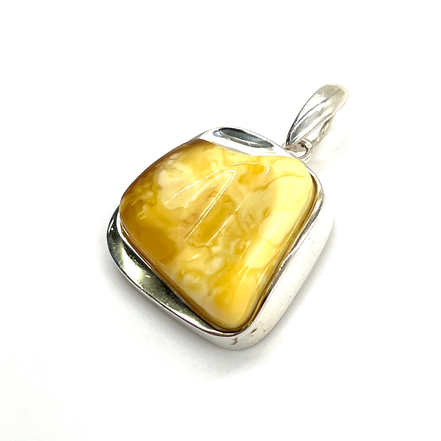 Butterscotch Amber Freeform Pendants