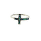 Sterling Silver Shell Cross Ring