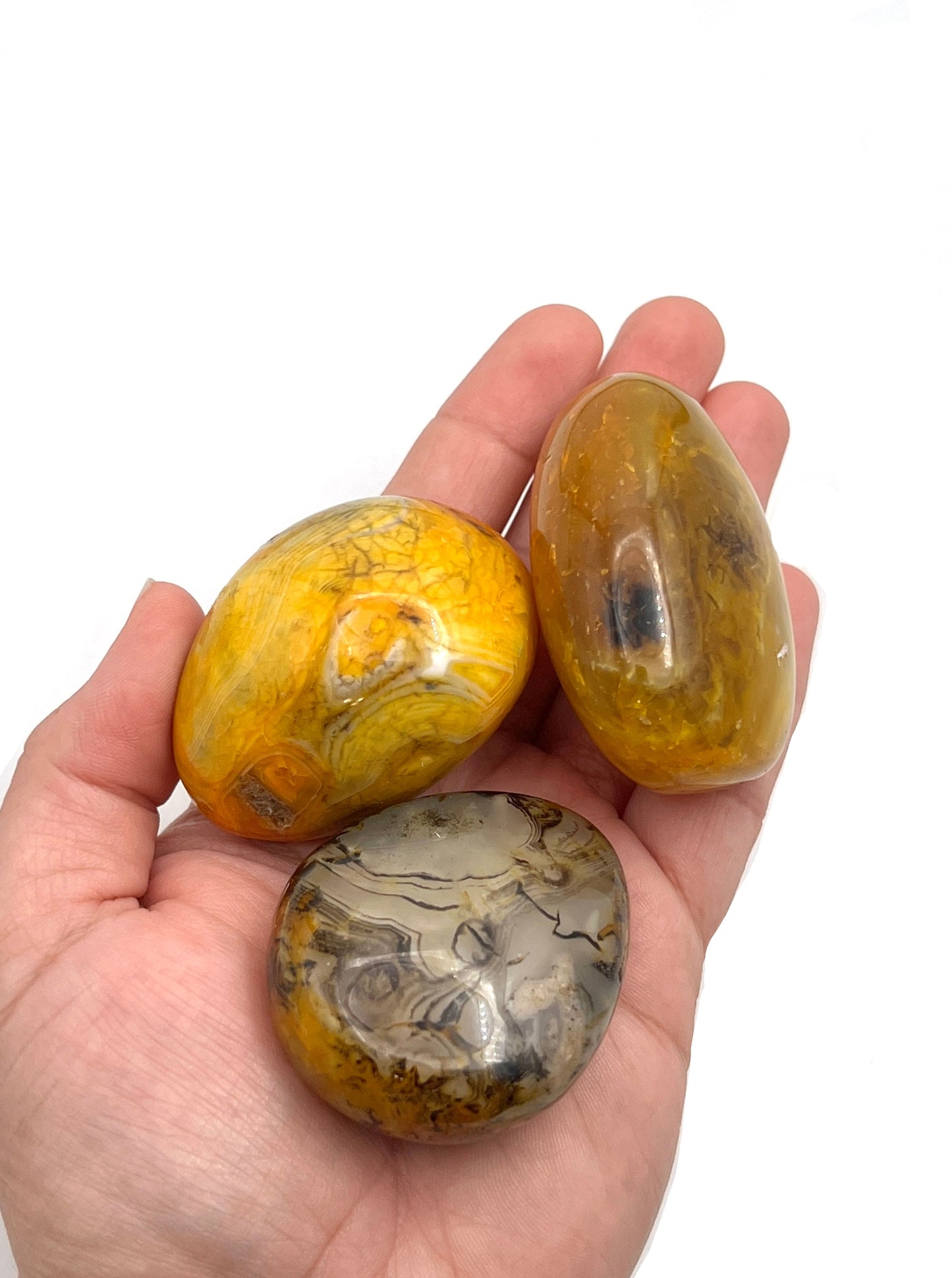 Bumblebee Agate Tumbles