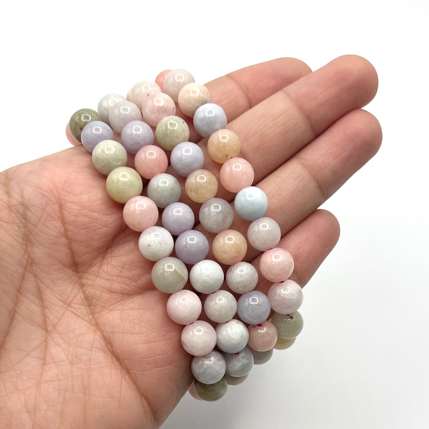 Morganite Stretchy Bracelets