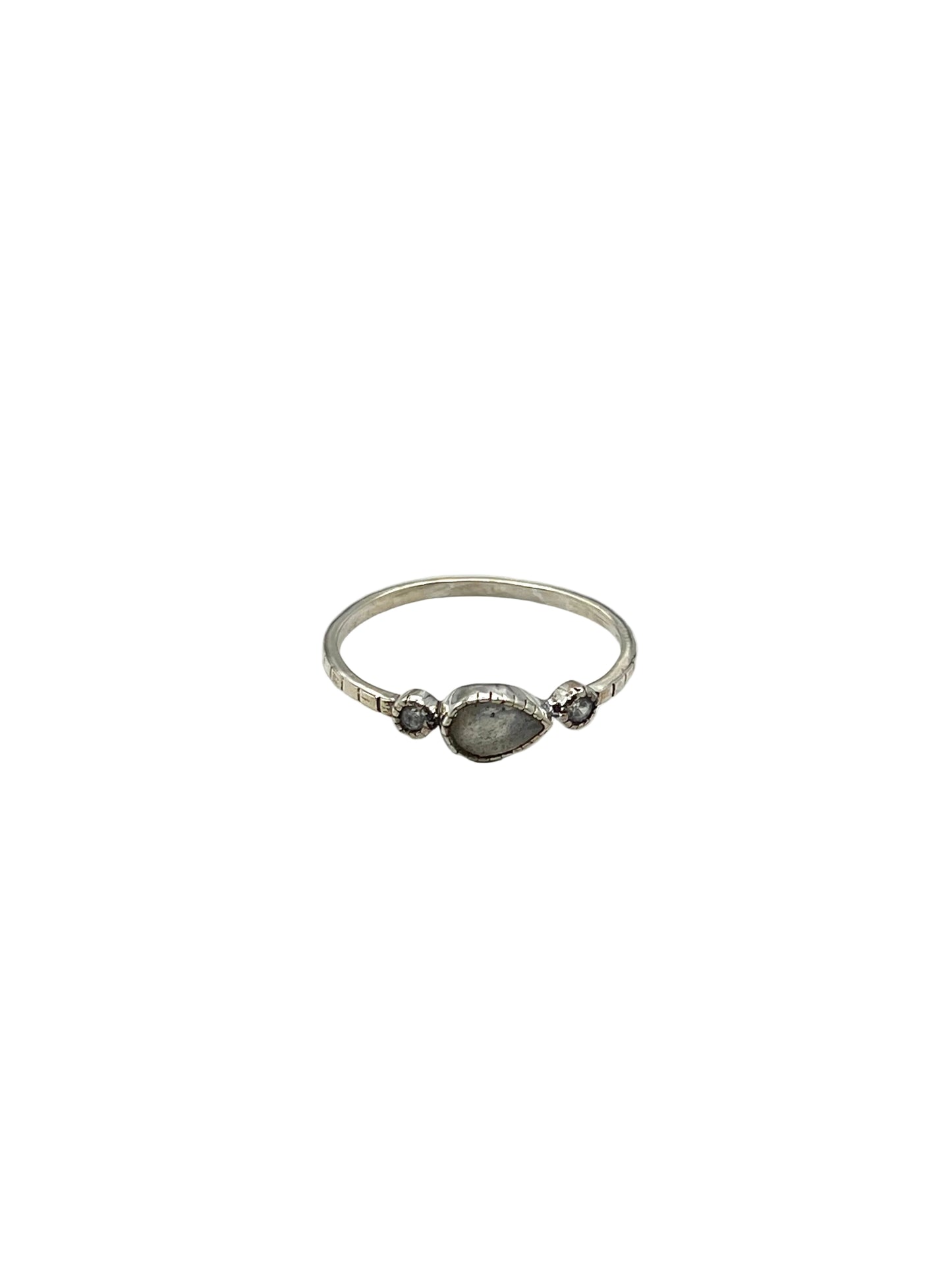 Teardrop Gemstone Rings