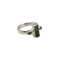 Moldavite & Pakimer Diamond Rings