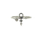 Sterling Silver Prince Love Symbol Ring